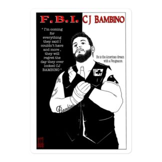 CJ Bambino “Scarface” Bubble-free stickers