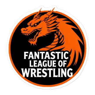 Fantastic League of Wrestling "FLOW Dragon" Bubble-free stickers