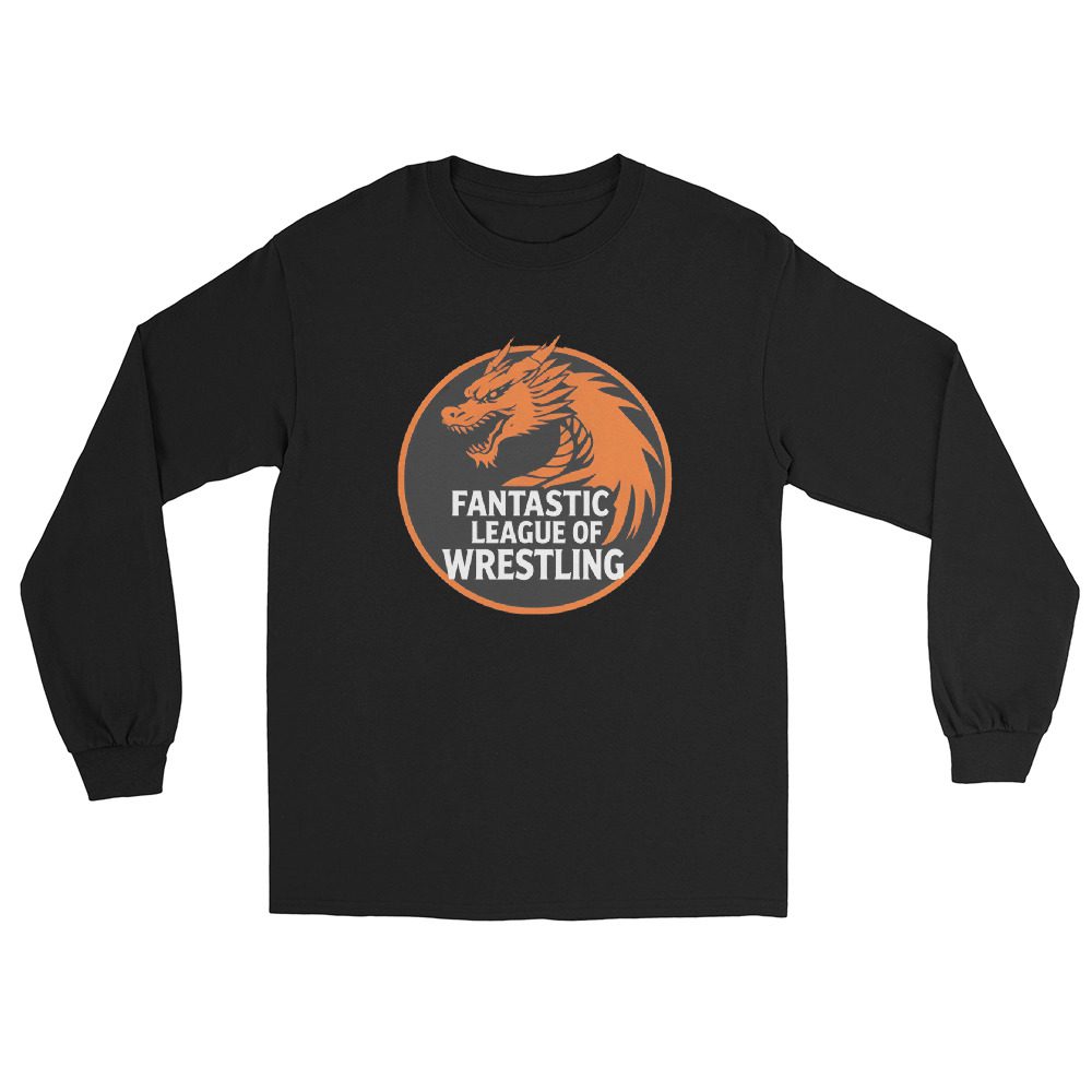 Fantastic League of Wrestling "FLOW Dragon" Unisex Long Sleeve Shirt