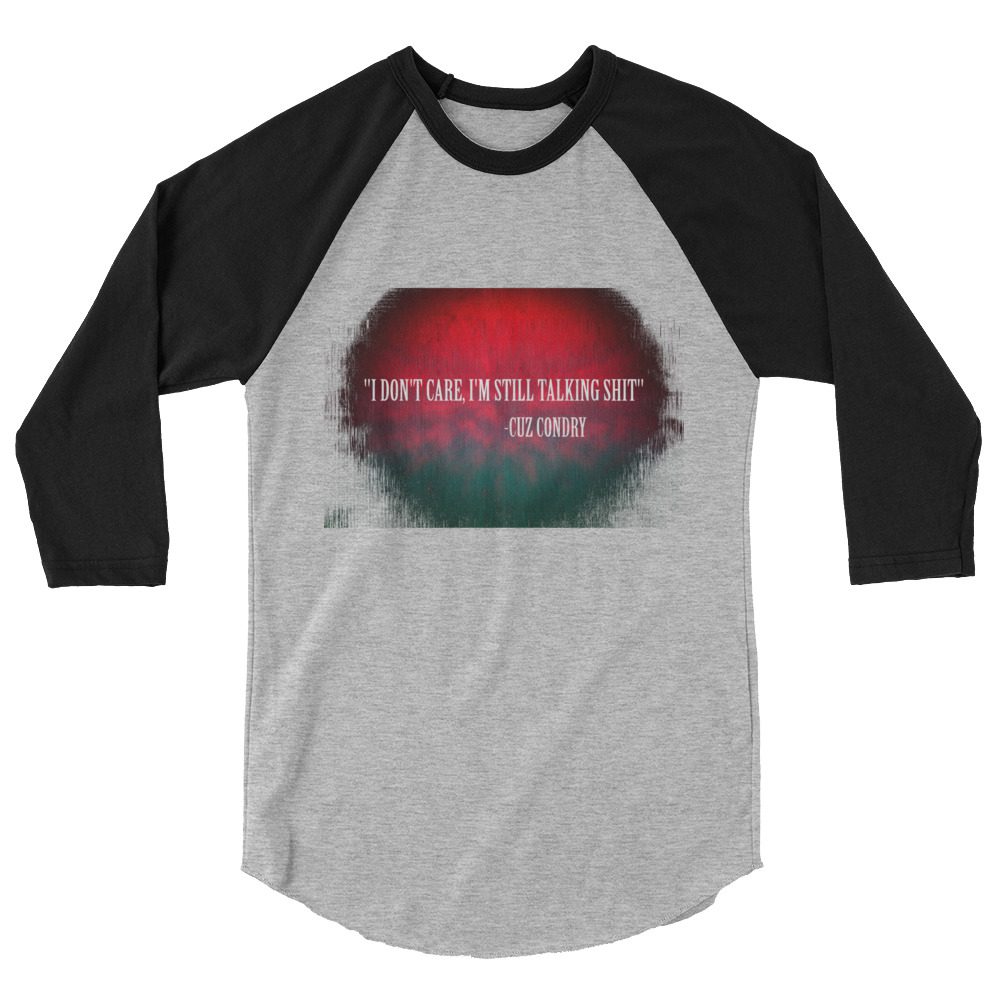 Shit Show Wrasslin "Condry's wise words" 3/4 sleeve raglan shirt