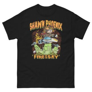 Shawn Phoenix "Fire in the Sky by @juanofthedead" Short Sleeve Unisex t-shirt