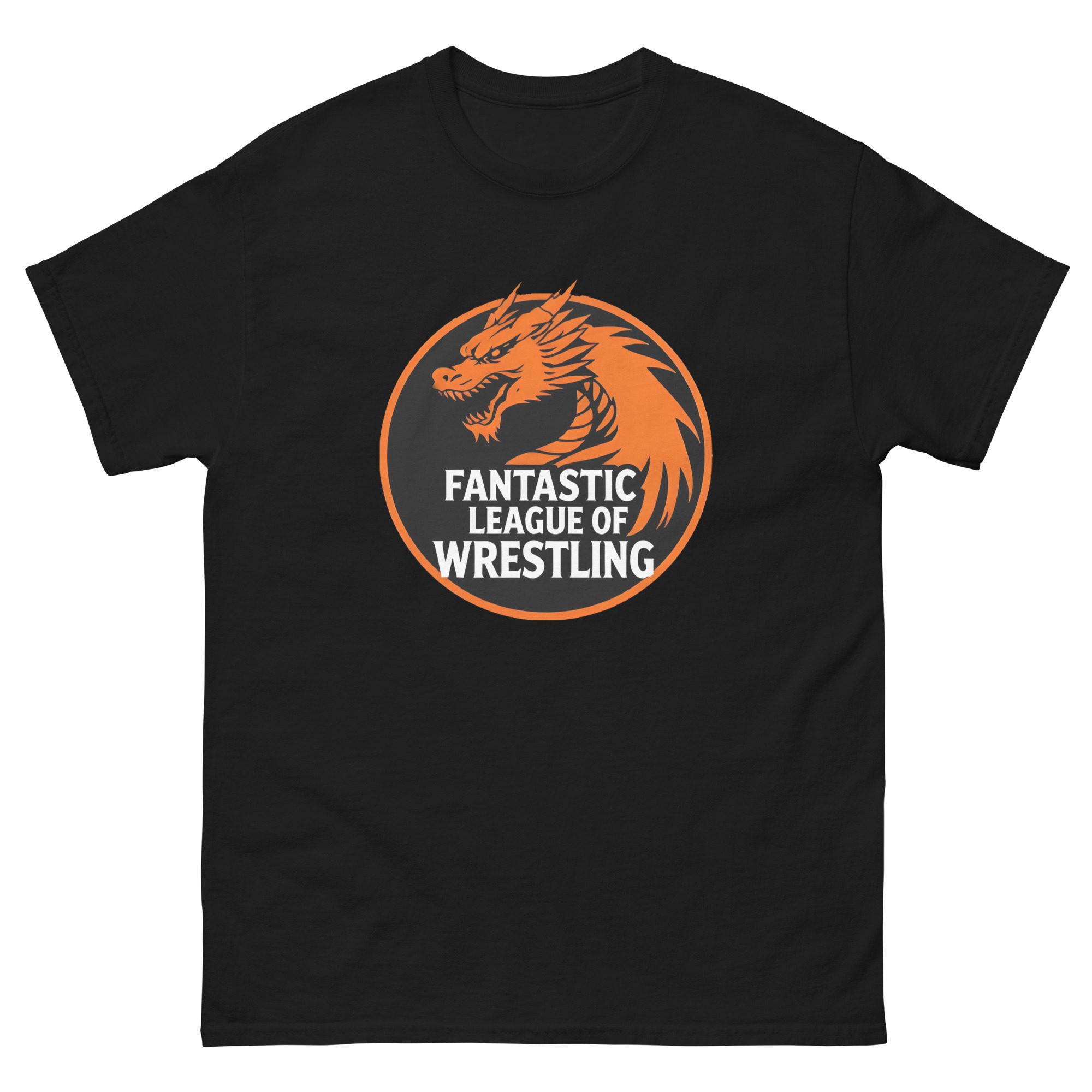Fantastic League of Wrestling "FLOW Dragon" Short Sleeve Unisex t-shirt