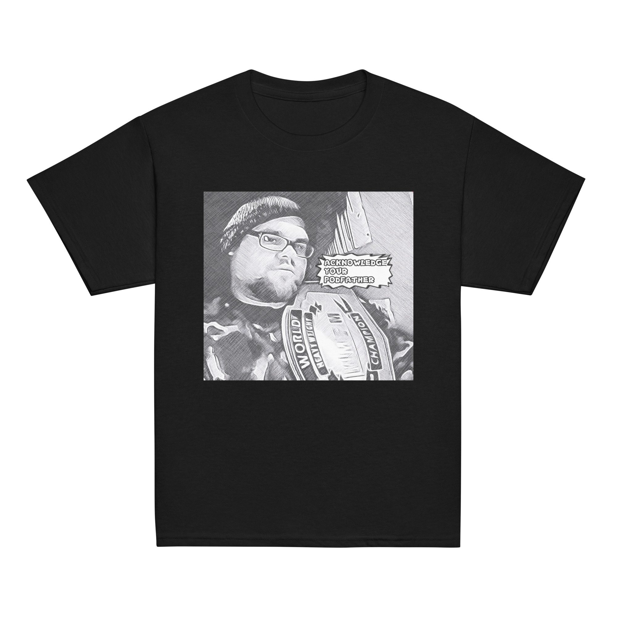 Wrestling With Maverick "Mike Maverick Cartoon" Youth Short Sleeve T-Shirt