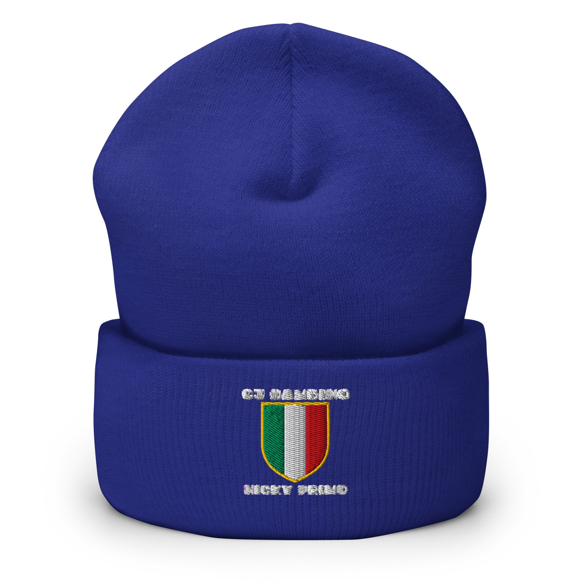 CJ Bambino "The Cugino’s Italian Crest w/ Nicky Primo" Cuffed Beanie