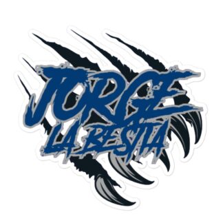 Jorge "La Bestia" "Bestia Logo" Bubble-free stickers