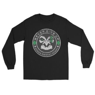 Green Monkey Sport "GMS Logo Circle Grunge" Unisex Long Sleeve Shirt