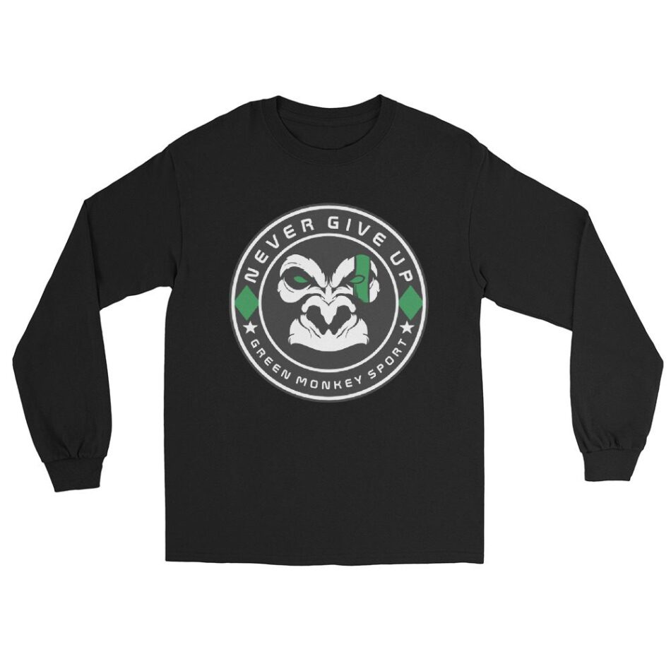 Green Monkey Sport "GMS Logo Circle Classic" Unisex Long Sleeve Shirt