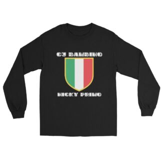 CJ Bambino "The Cugino’s Italian Crest w/ Nicky Primo" Unisex Long Sleeve Shirt