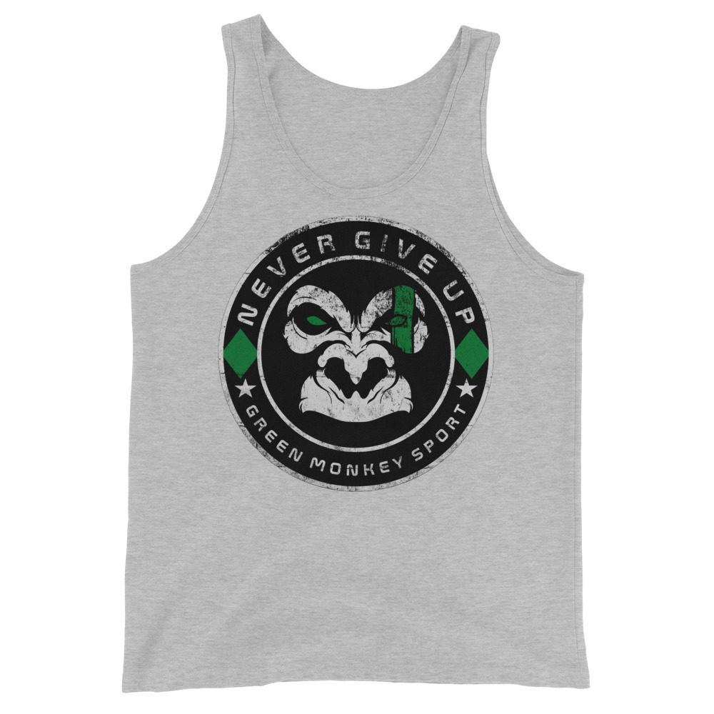 Green Monkey Sport "GMS Logo Circle Grunge" Unisex Tank Top
