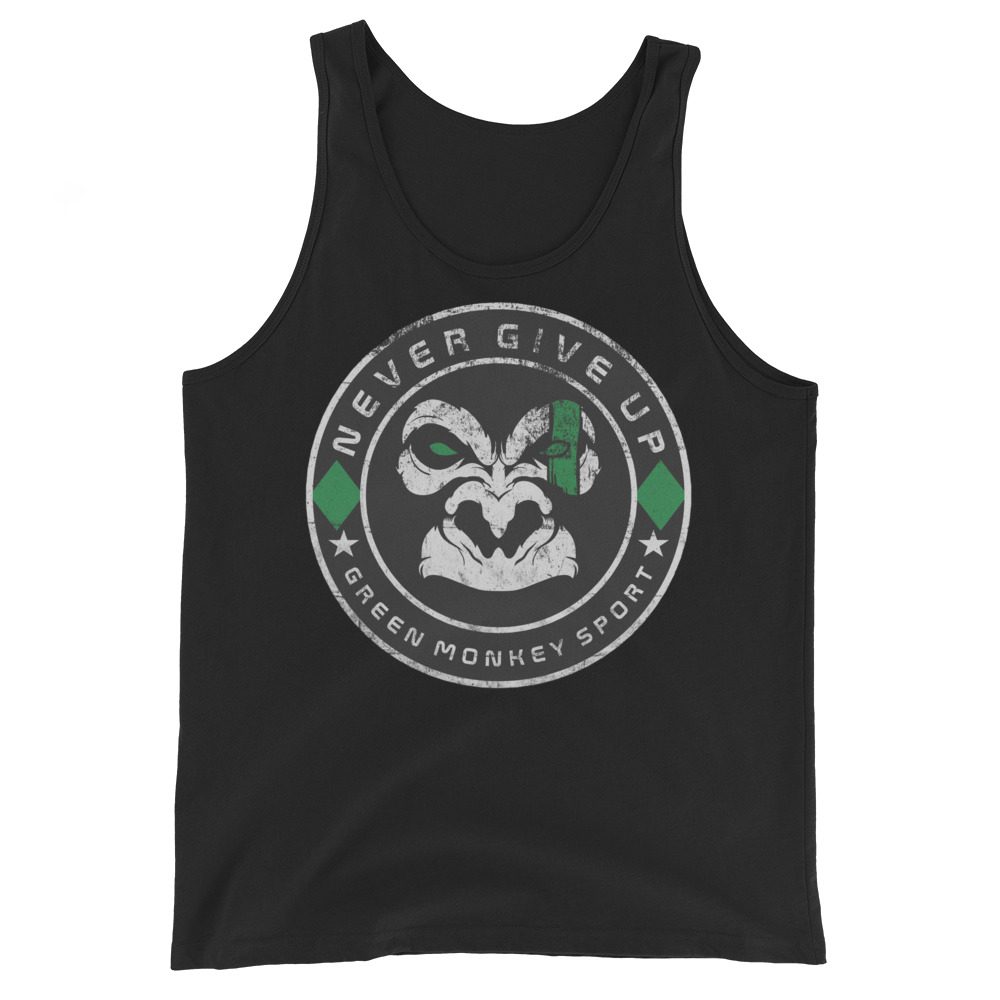 Green Monkey Sport "GMS Logo Circle Grunge" Unisex Tank Top
