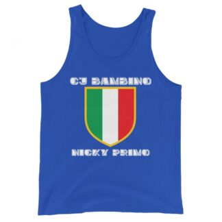 CJ Bambino "The Cugino’s Italian Crest w/ Nicky Primo" Unisex Tank Top