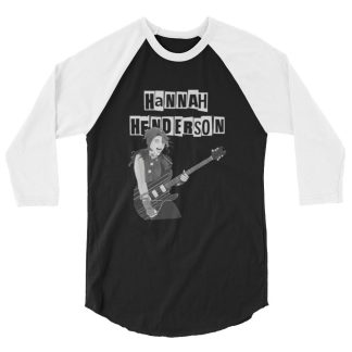 Hannah Henderson "Tiny Terror" 3/4 sleeve raglan shirt