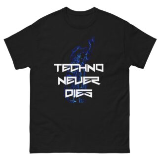 Techno Cowboy "Techno Never Dies" Short Sleeve Unisex t-shirt