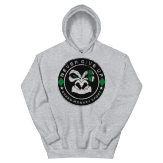 Green Monkey Sport "GMS Logo Circle Grunge" Unisex Hoodie