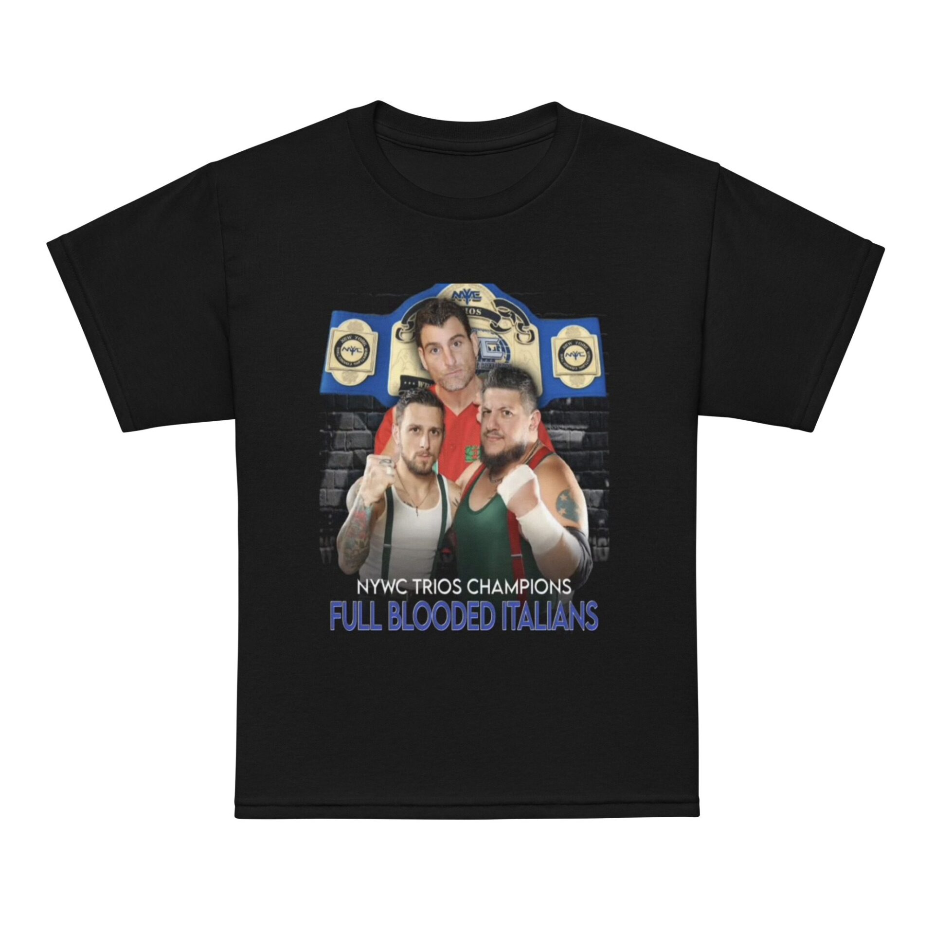 CJ Bambino "FBI- NYWC Trio’s Champs" Youth Short Sleeve t-shirt