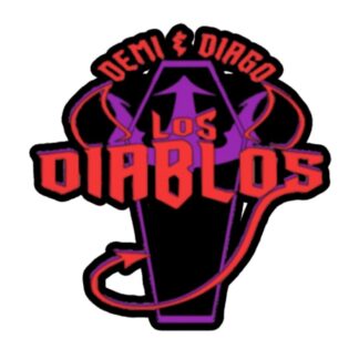 Vampyre Diago Diablo "Los Diablos Brand Logo" Bubble-free stickers