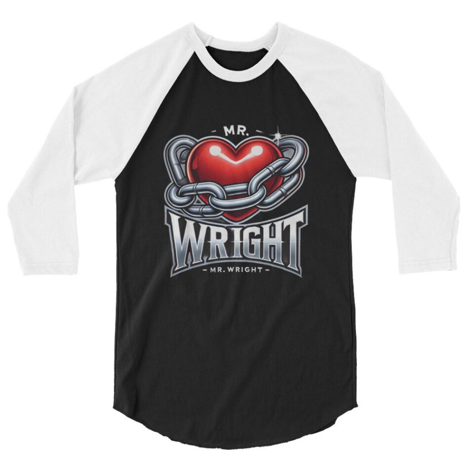 Mr. Wright "Mr. Wright1" 3/4 sleeve raglan shirt