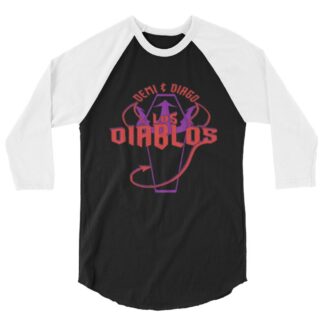 Vampyre Diago Diablo "Los Diablos Brand Logo" 3/4 sleeve raglan shirt