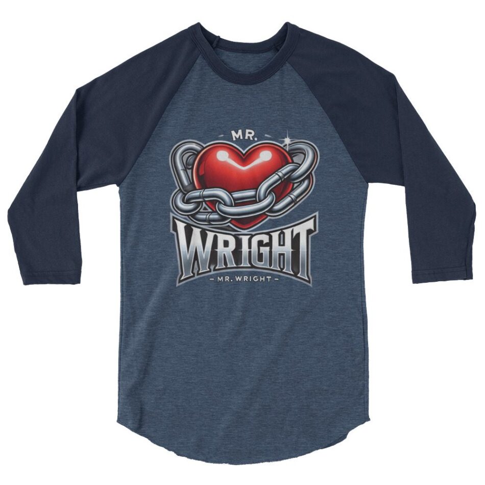 Mr. Wright "Mr. Wright1" 3/4 sleeve raglan shirt
