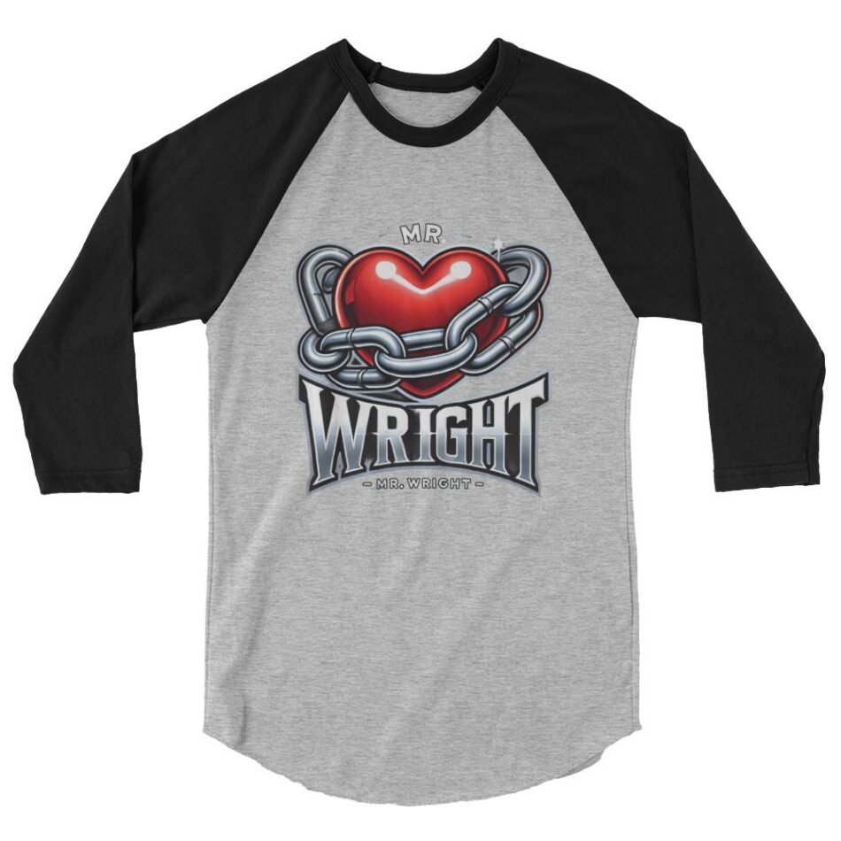 Mr. Wright "Mr. Wright1" 3/4 sleeve raglan shirt