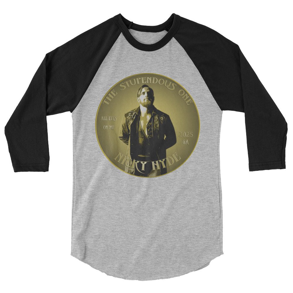 Nicky Hyde "Golden Dollar" 3/4 sleeve raglan shirt