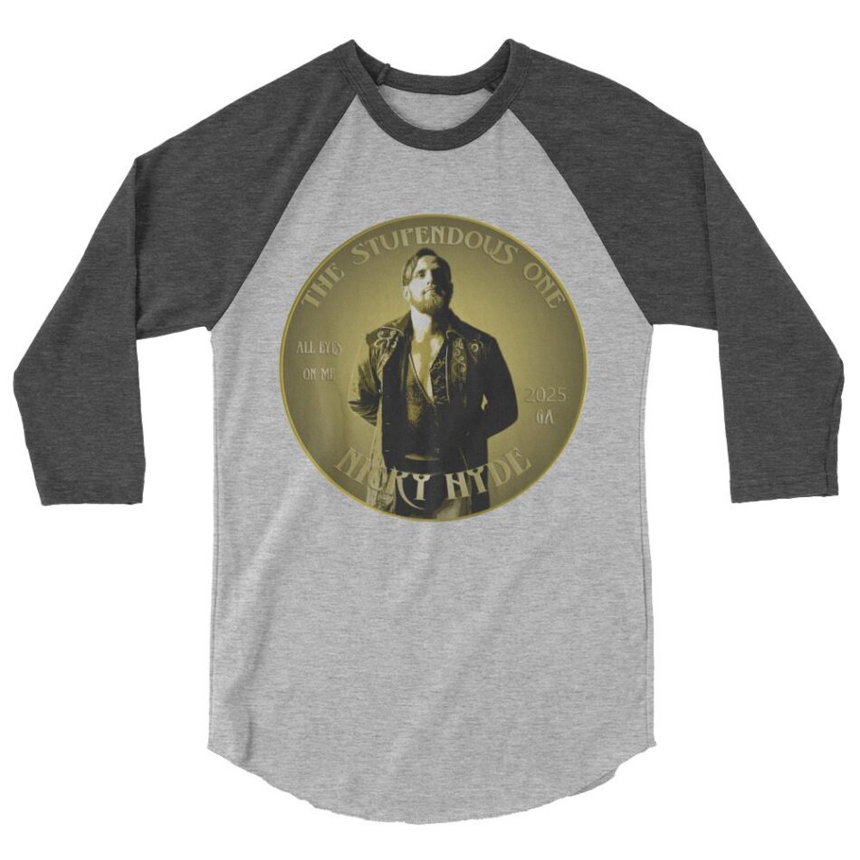 Nicky Hyde "Golden Dollar" 3/4 sleeve raglan shirt