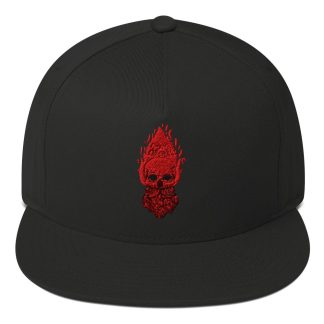 Brother Averill "BURNING SKULL" Snapback Hat