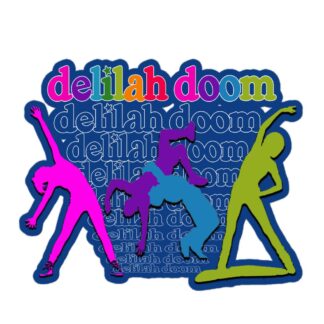 Delilah Doom "Doomercise 1985" Bubble-free stickers