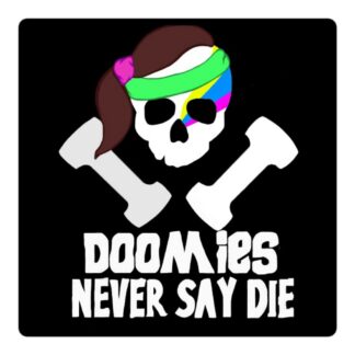 Delilah Doom "Never Say 'Die'! v.1" Bubble-free stickers
