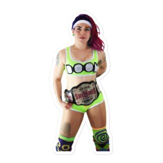 Delilah Doom "Shimmer Tag Champ" Bubble-free stickers