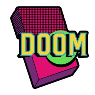 Delilah Doom "DOOM Shapes" Bubble-free stickers