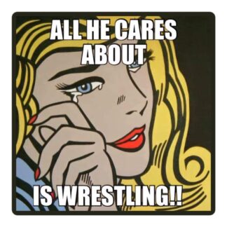 Vance Strader "Wrestling Over Everything (WOE)" Bubble-free stickers