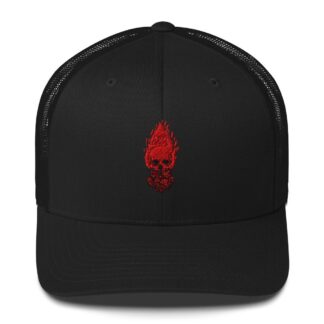 Brother Averill "BURNING SKULL" Trucker Hat