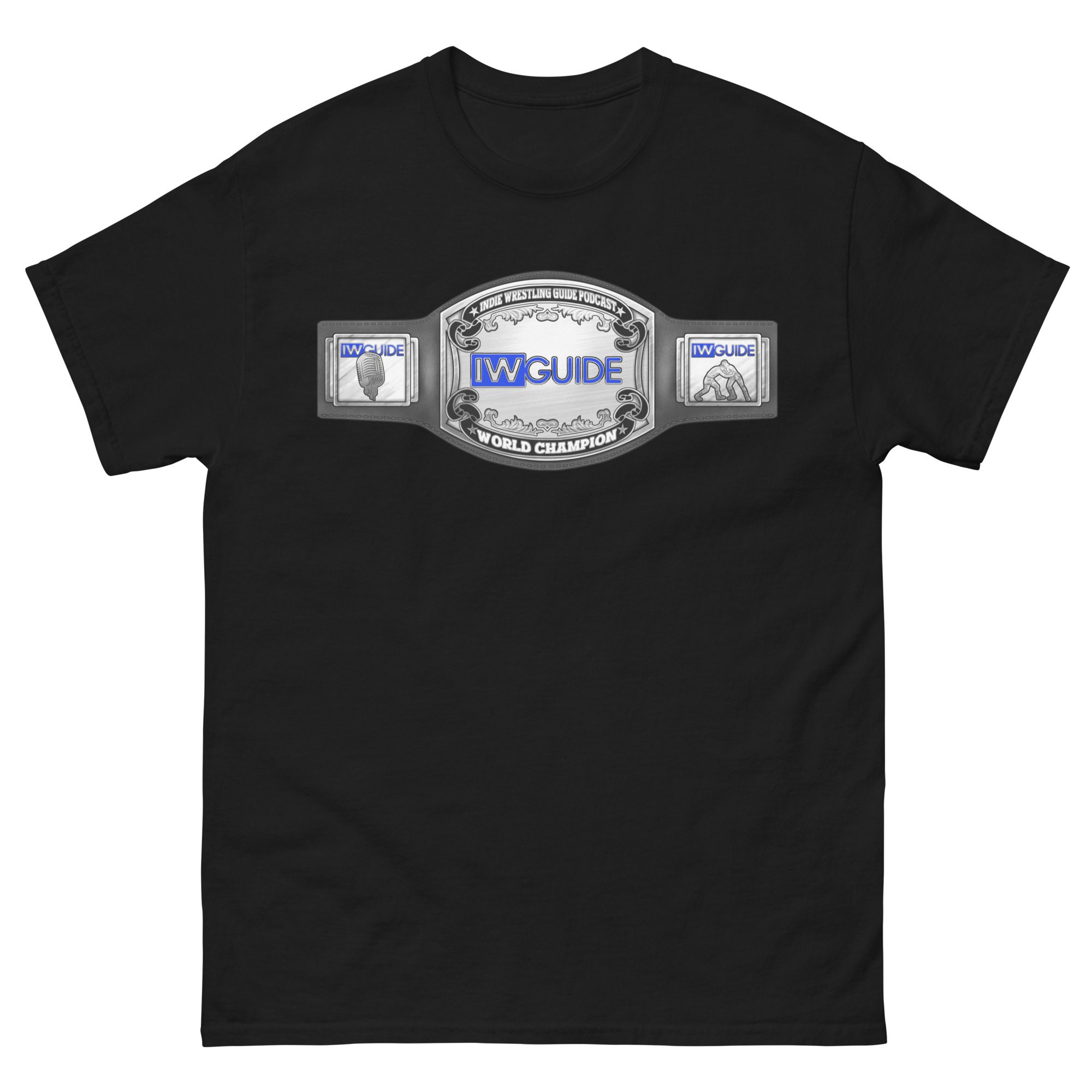 Indie Wrestling Guide "New World Title Belt" Short Sleeve Unisex t-shirt