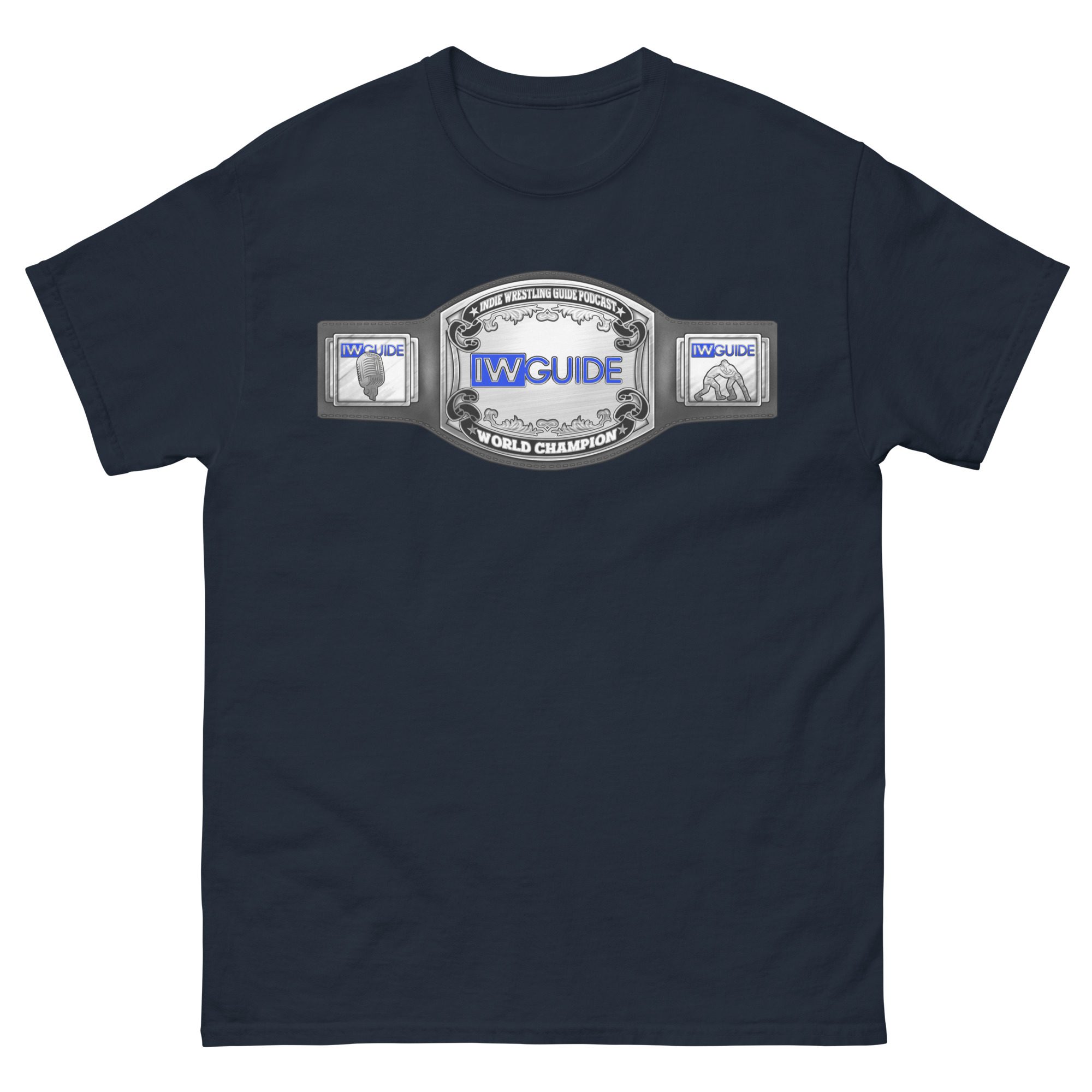 Indie Wrestling Guide "New World Title Belt" Short Sleeve Unisex t-shirt