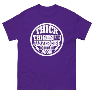 Delilah Doom "Thick Thighs by Eli Everfly" Short Sleeve Unisex t-shirt