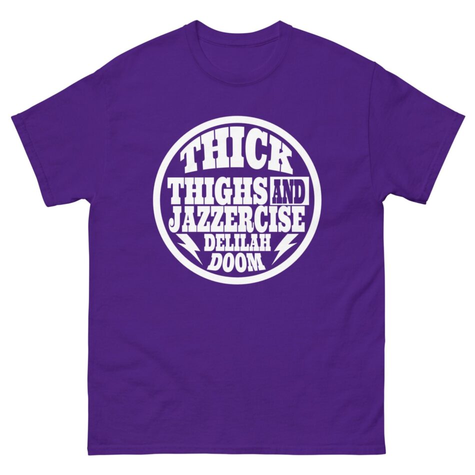 Delilah Doom "Thick Thighs by Eli Everfly" Short Sleeve Unisex t-shirt