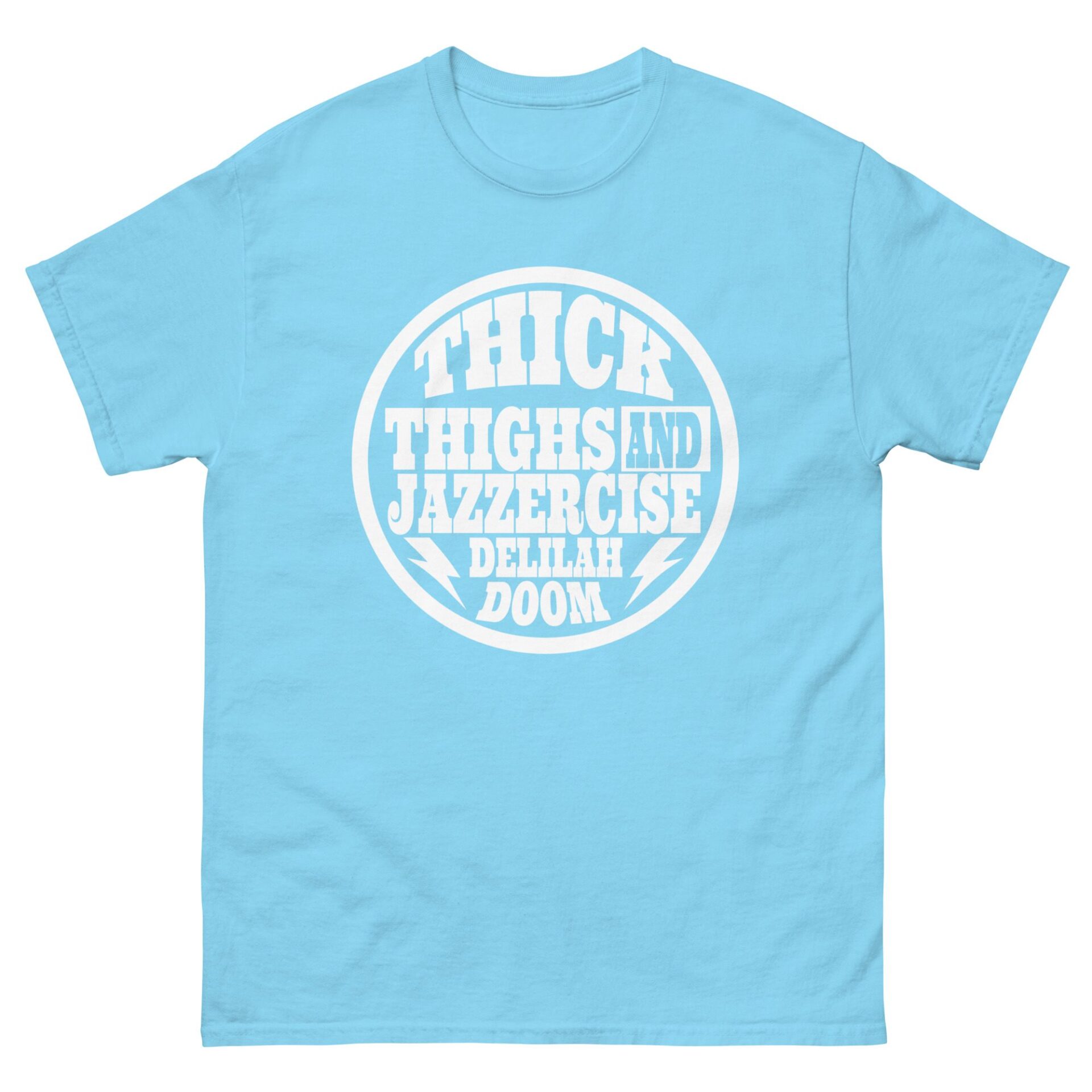 Delilah Doom "Thick Thighs by Eli Everfly" Short Sleeve Unisex t-shirt
