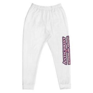 Cameron Stevens "Antichrist of Newfoundland Wrestling Text" Unisex Joggers