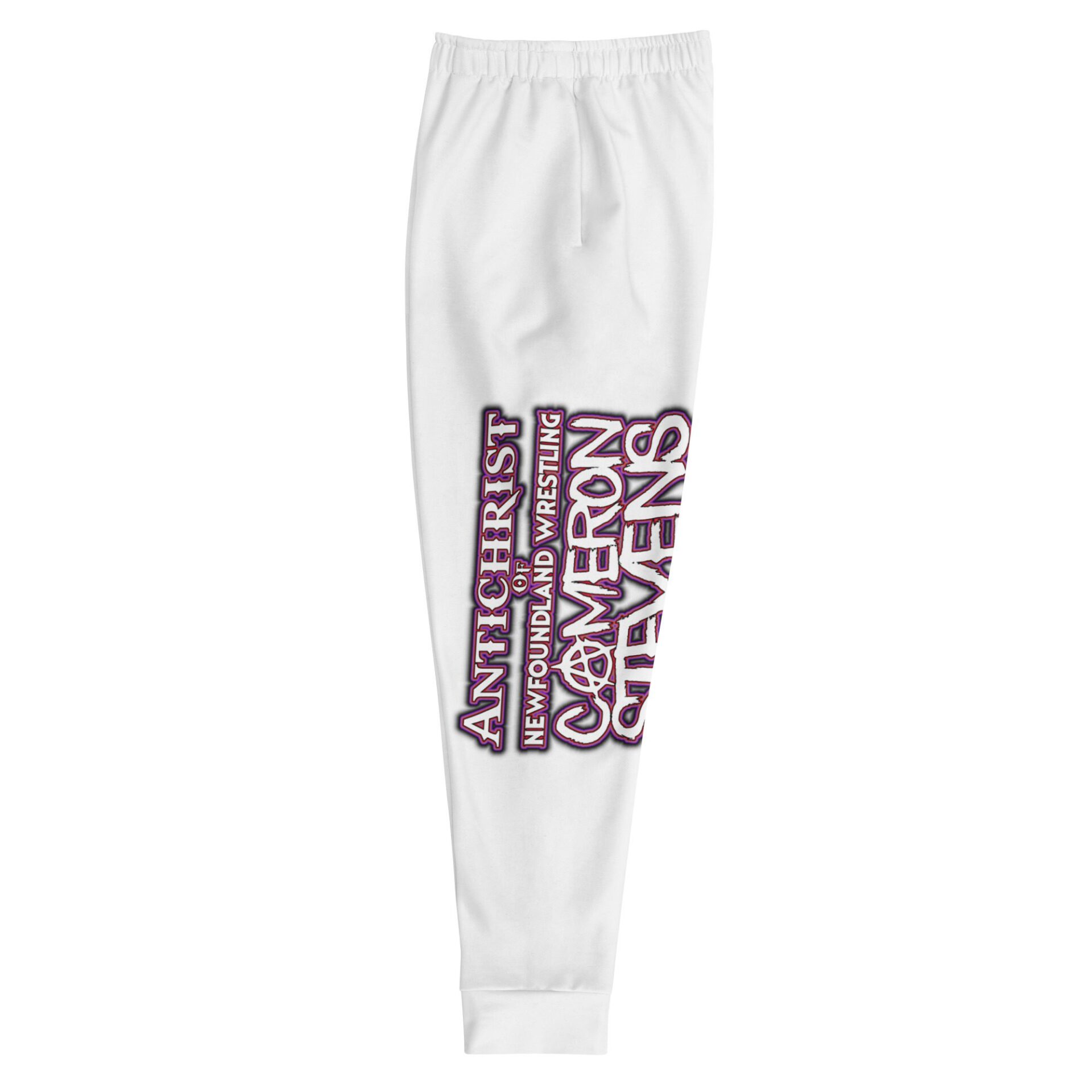 Cameron Stevens "Antichrist of Newfoundland Wrestling Text" Unisex Joggers