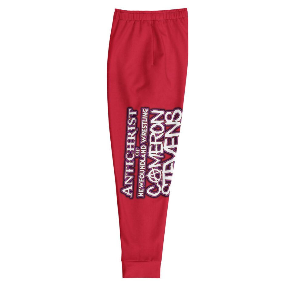Cameron Stevens "Antichrist of Newfoundland Wrestling Text" Unisex Joggers