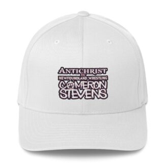 Cameron Stevens "Antichrist of Newfoundland Wrestling Text" Flexfit Cap