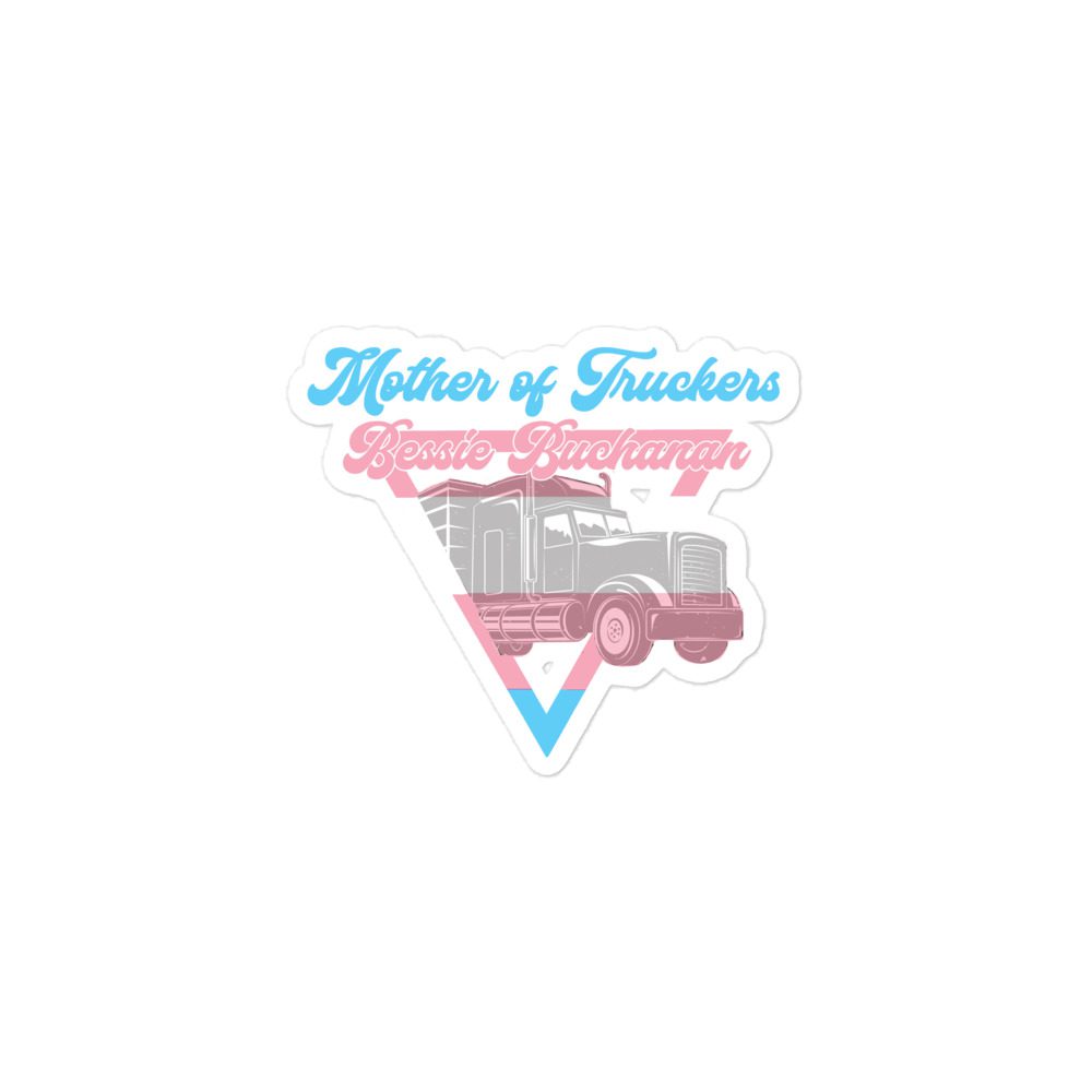 Bessie Buchanan "Trans Pride Bubble-free stickers