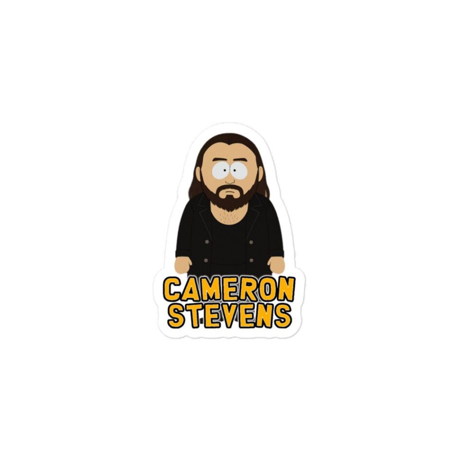 Cameron Stevens "Come on Down" Bubble-free stickers
