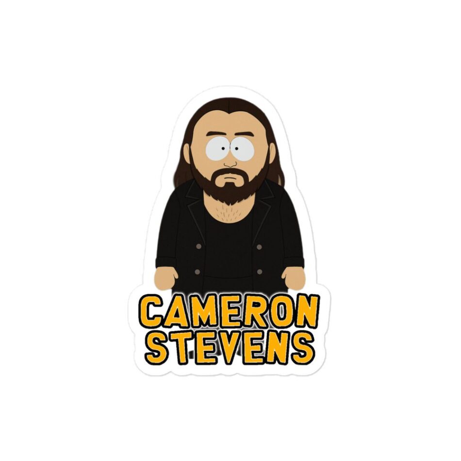 Cameron Stevens "Come on Down" Bubble-free stickers