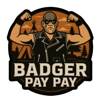 Badger Pay Pay "BADGER PAY PAY The Animated Series" Bubble-free stickers
