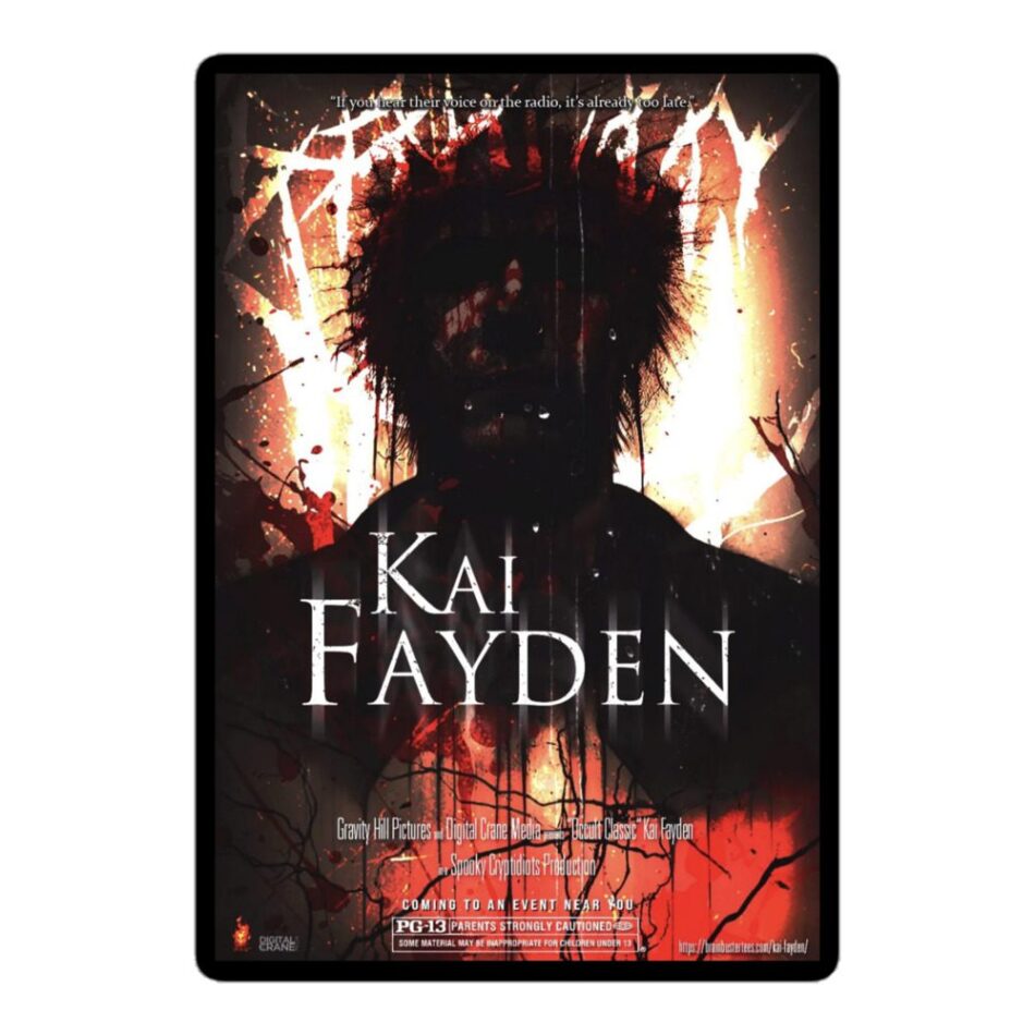 Kai Fayden "Kai Fayden: Movie Poster" Bubble-free stickers