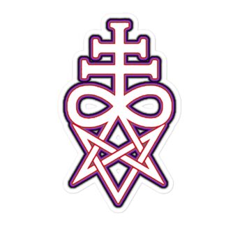 Cameron Stevens "Antichrist Logo" Bubble-free stickers