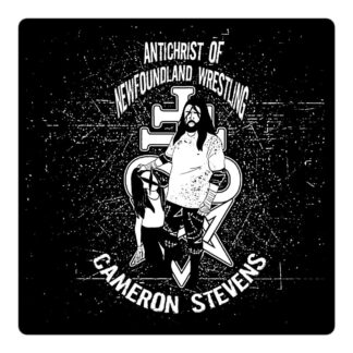 Cameron Stevens "Antichrist Cartoon (B/W)" Bubble-free stickers
