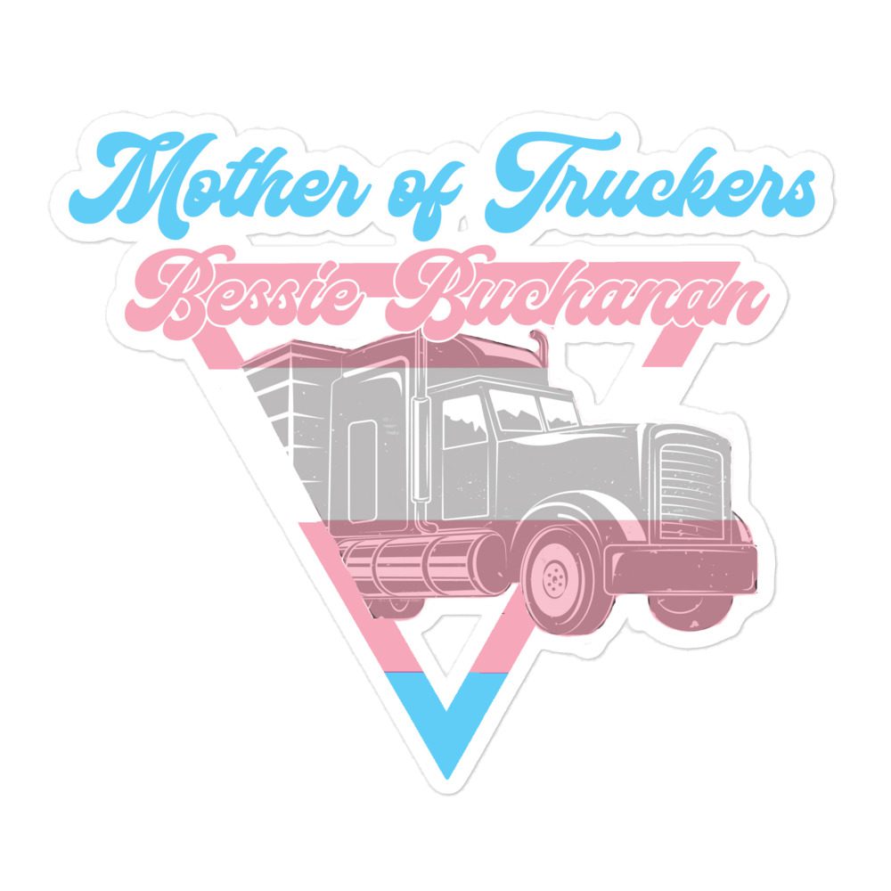 Bessie Buchanan "Trans Pride Bubble-free stickers